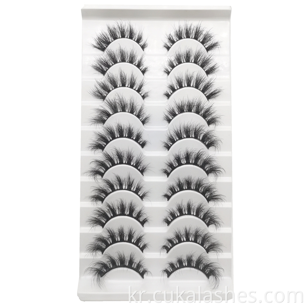 10 Pairs Eyelashes